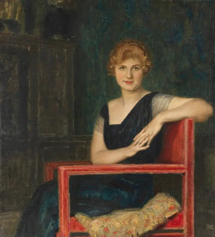Portrait of a Lady - Franz Von Stuck