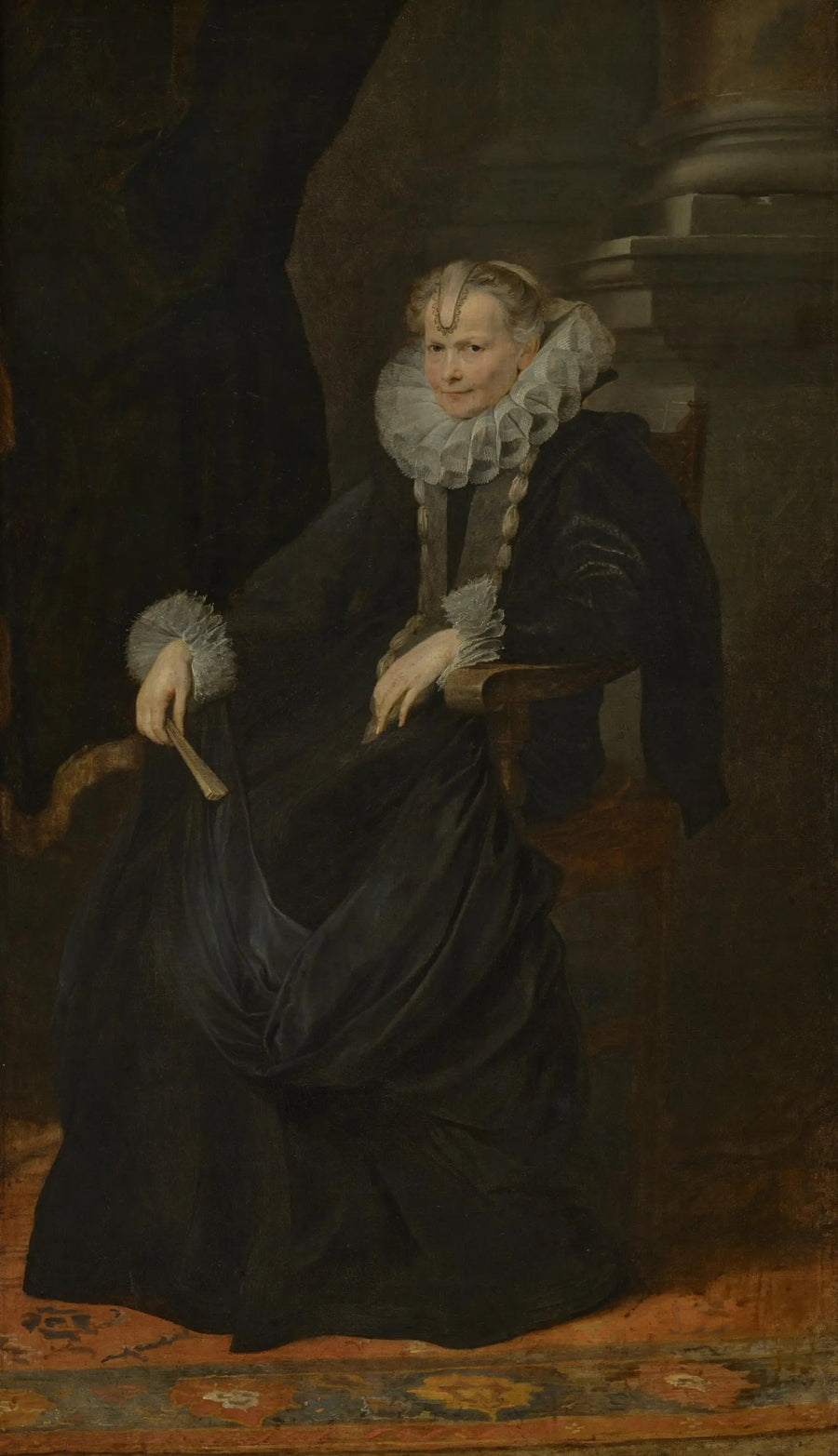 Portrait of a Genoese lady - Antoine van Dyck