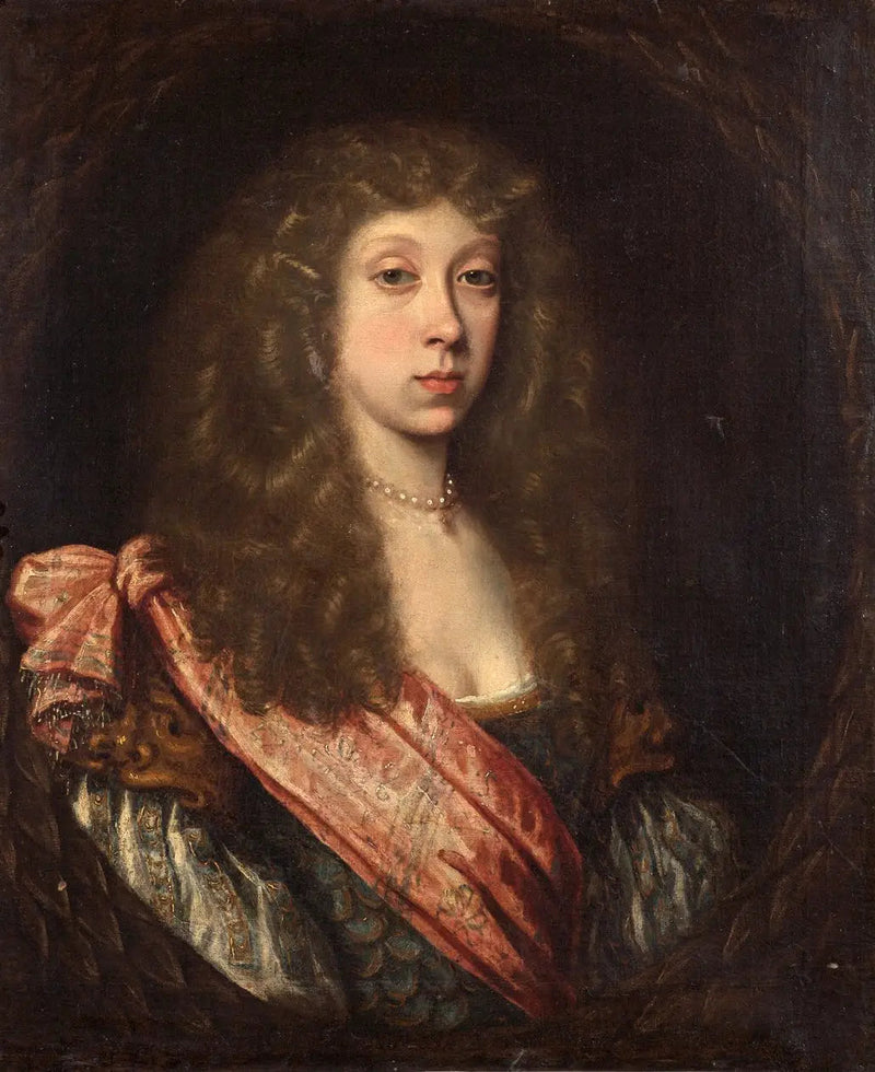 Portrait of an Unknown Lady in Mask Costume - Pierre Mignard