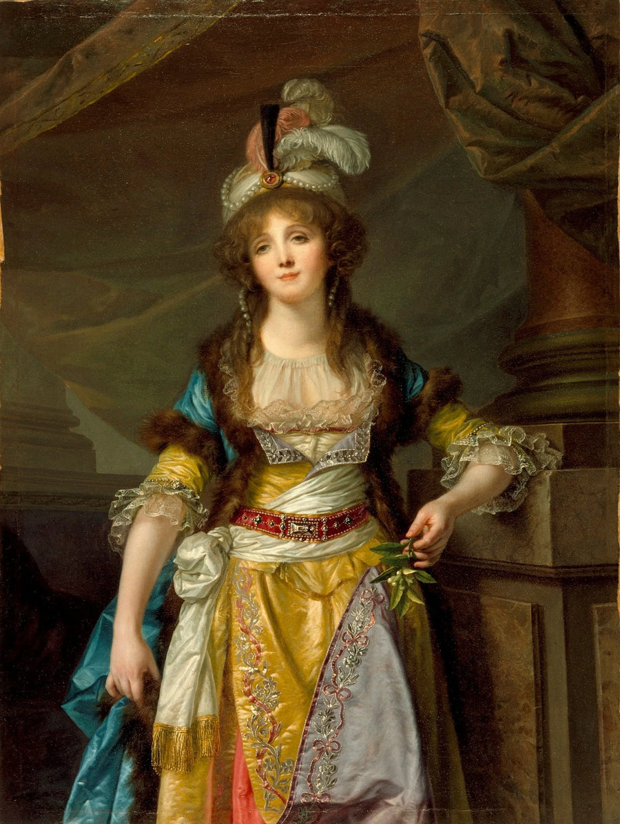Portrait of a Lady - Jean-Baptiste Greuze