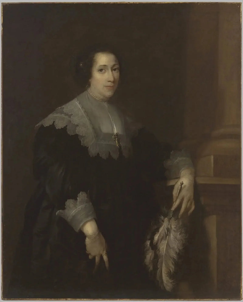 Portrait of a lady (perhaps Lady Philadelphia Wharton) - Antoine van Dyck