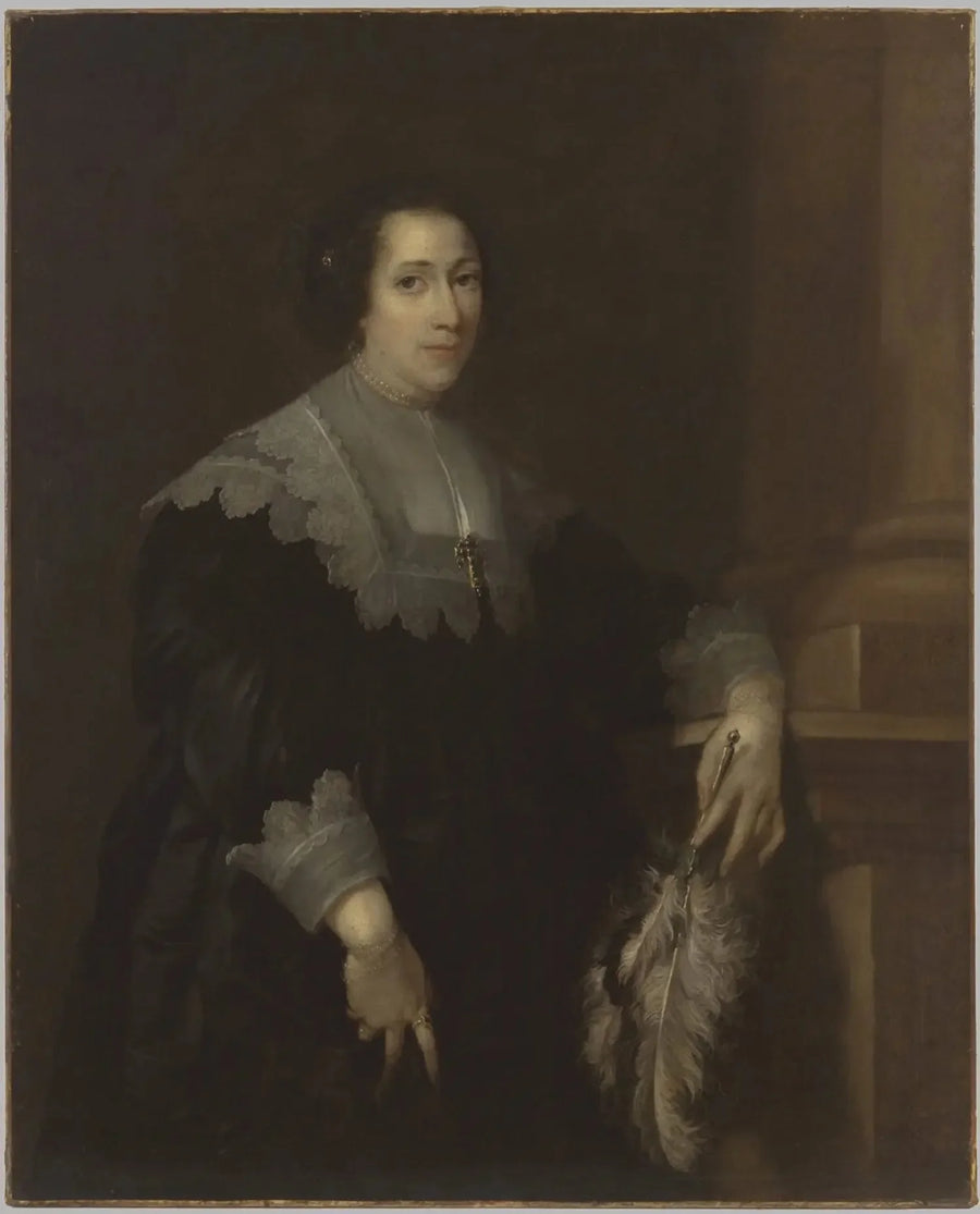 Portrait of a lady (perhaps Lady Philadelphia Wharton) - Antoine van Dyck