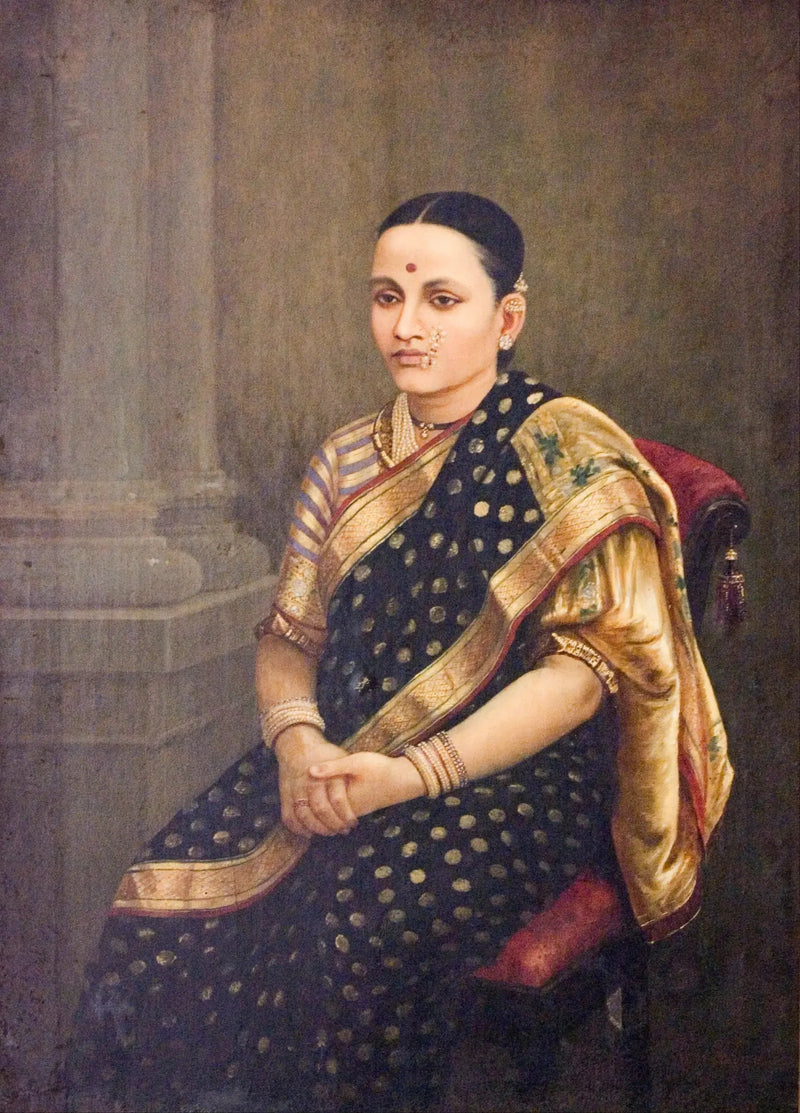 Portrait of a Lady - Ravi Varmâ