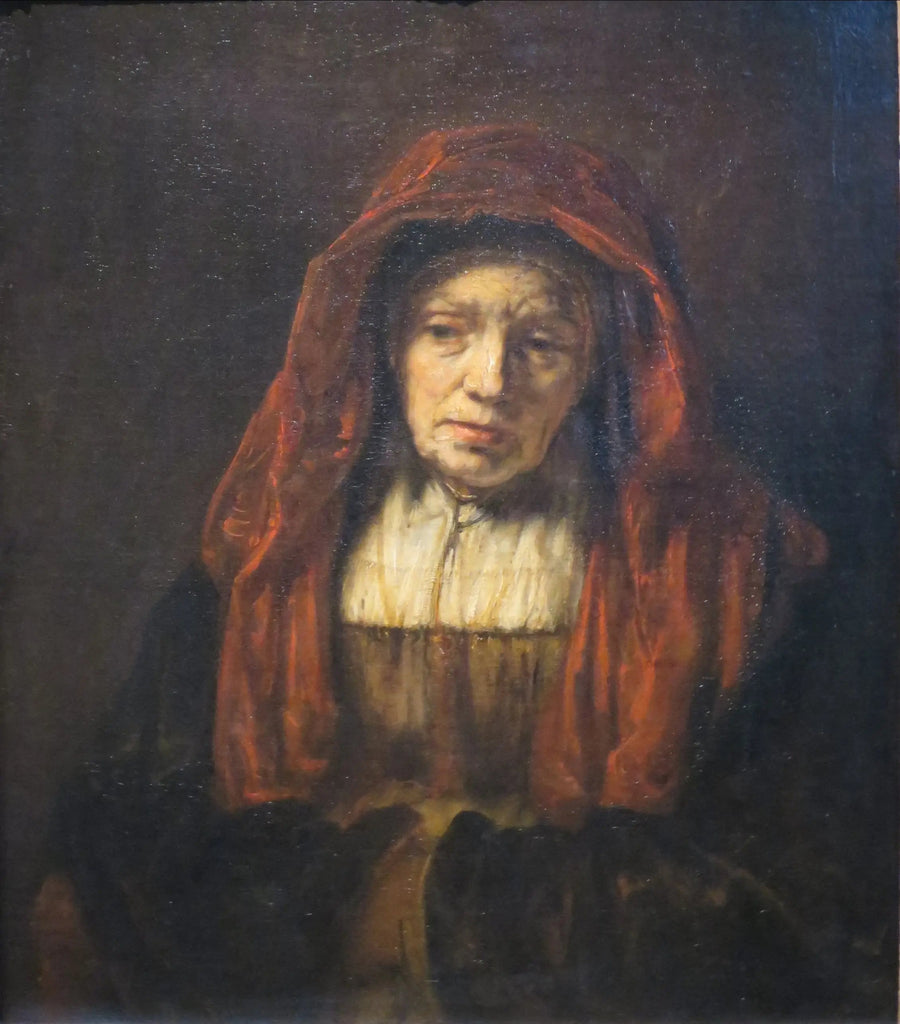 Portrait of an elderly woman. - Rembrandt