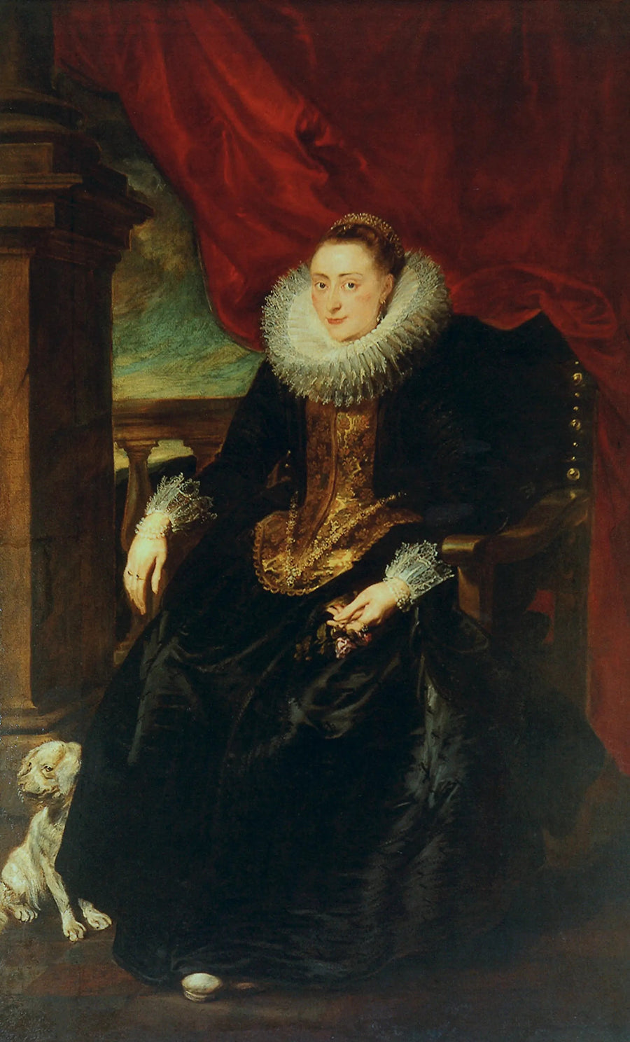 Portrait of a Woman from the Vinck/Vincque Family - Antoine van Dyck