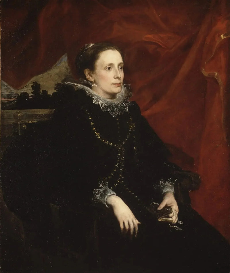 Portrait of a woman, known as the Marquise Durazzo - Antoine van Dyck