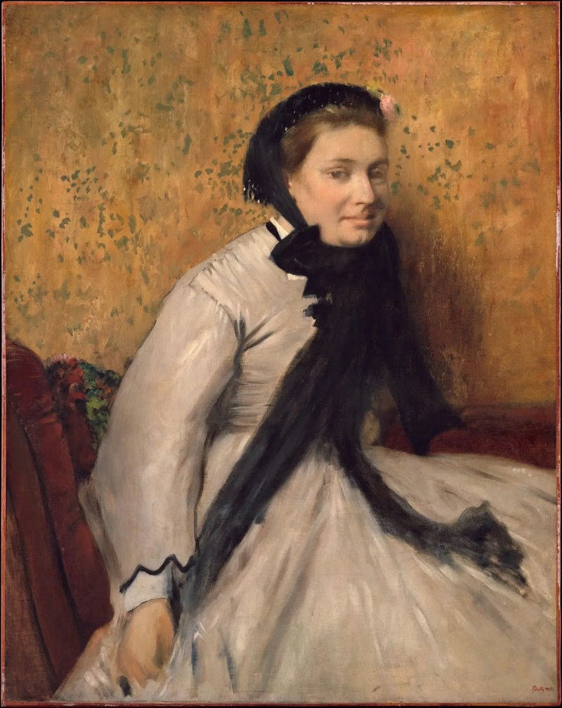Portrait of a Woman in Gray - Edgar Degas