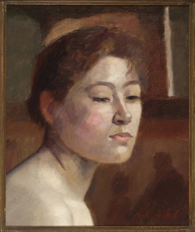 Portrait of a Woman - Gustave Courbet