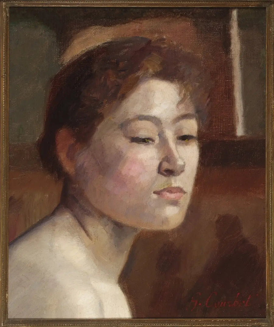 Portrait of a Woman - Gustave Courbet