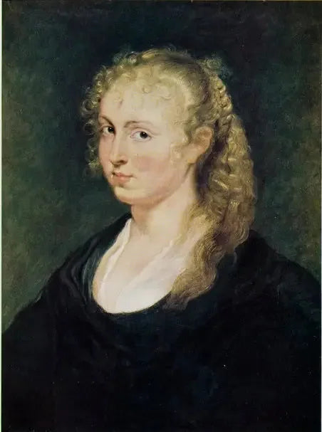 Portrait of an Unknown Blonde Woman with Braided Hair - Peter Paul Rubens