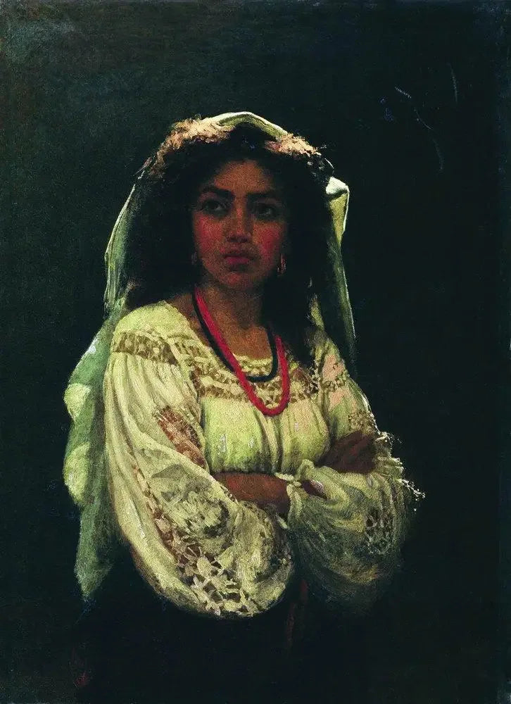 Portrait of an Italian Woman - Ilya Repin