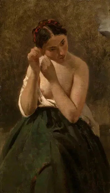 Portrait of a Woman - Jean-Baptiste Camille Corot