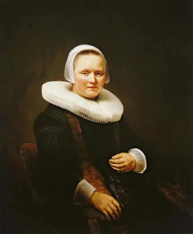 Portrait of a Woman, Possibly Anna Wijmer - Rembrandt