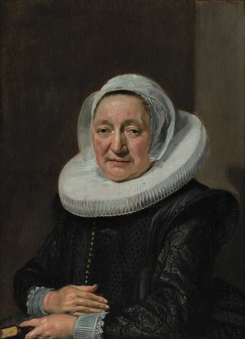 Portrait of a woman, possibly Judith van Breda - Frans Hals