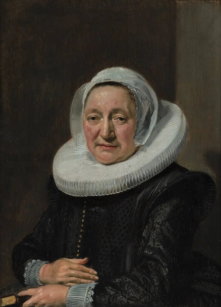Portrait of a woman, possibly Judith van Breda - Frans Hals