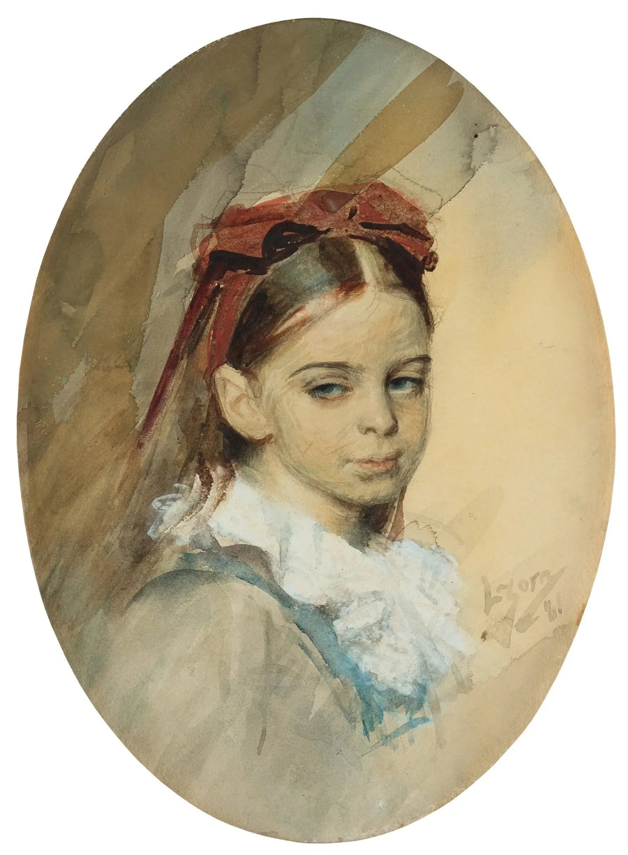 Portrait of a girl - Anders Zorn