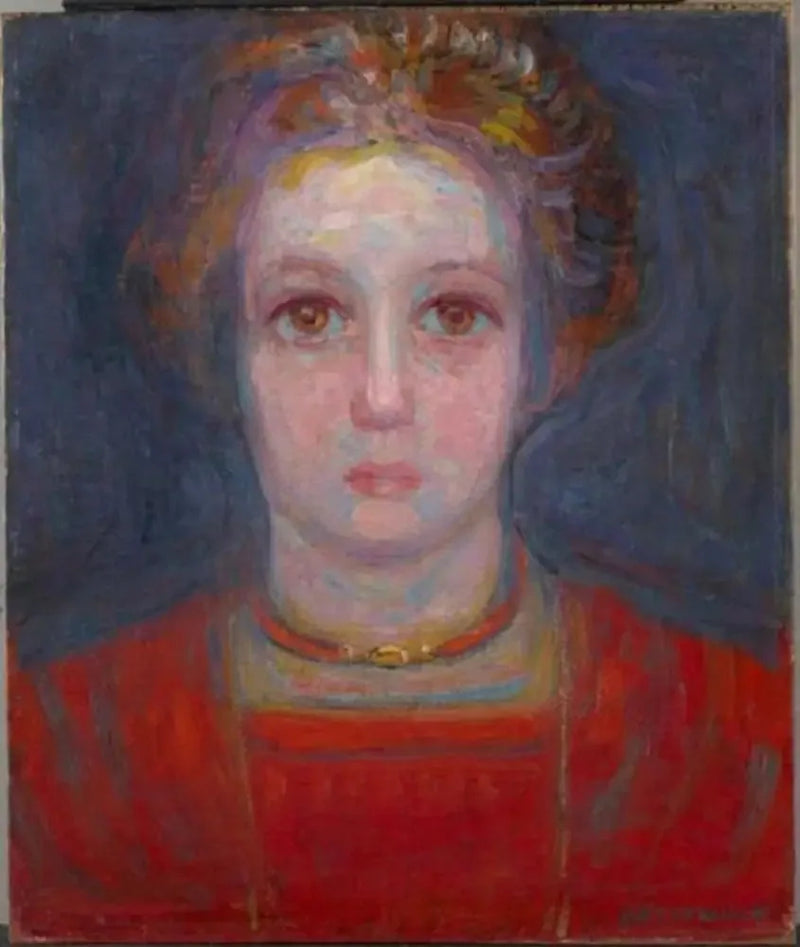 Portrait of a Girl in Red - Piet Mondrian