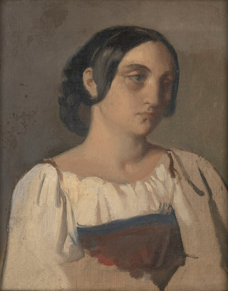 Portrait of an Italian Woman - Théodore Chassériau