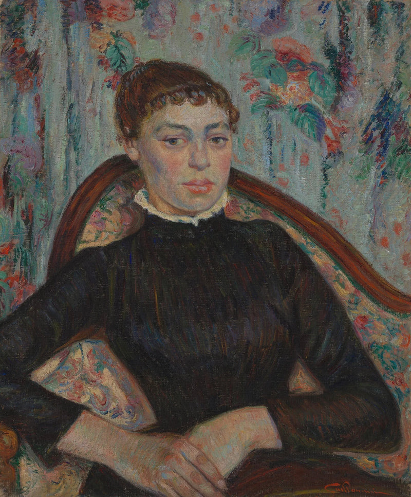 Portrait of a Young Woman - Armand Guillaumin