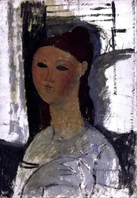 Portrait of a Young Woman, Sitting - Amedeo Modigliani