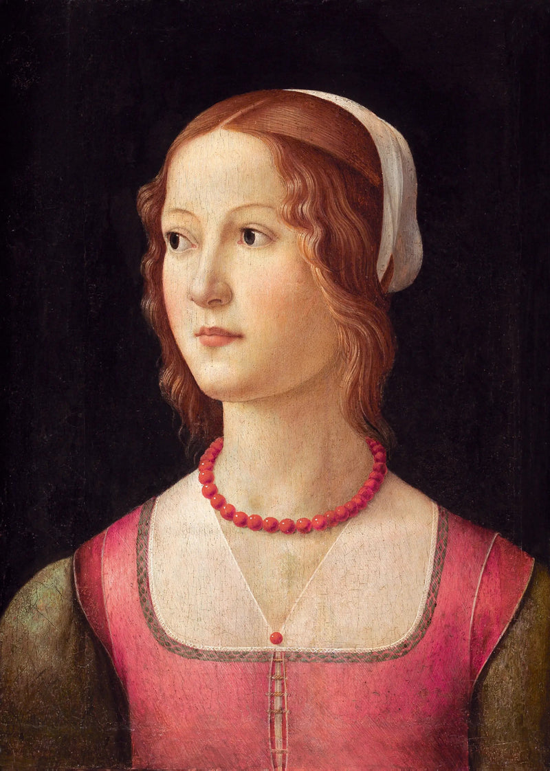 Portrait of a Young Woman - Domenico Ghirlandaio