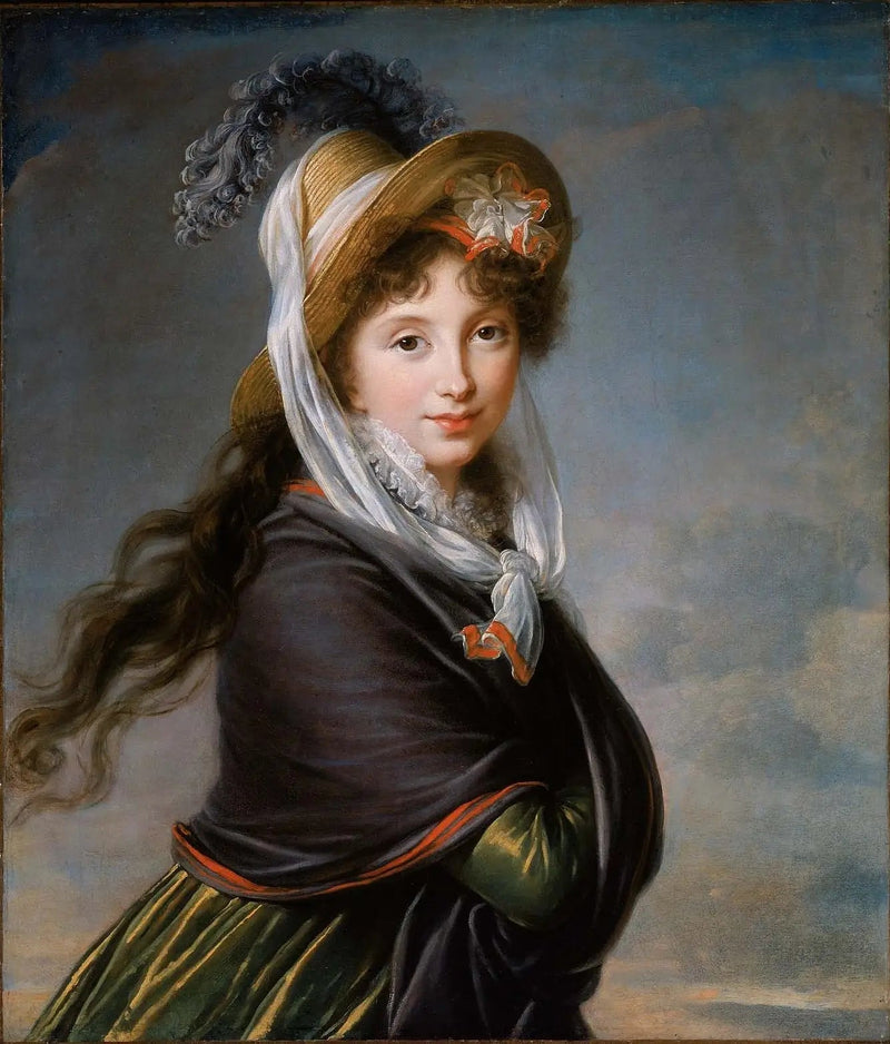 Portrait of a young woman. - Élisabeth Vigée Le Brun