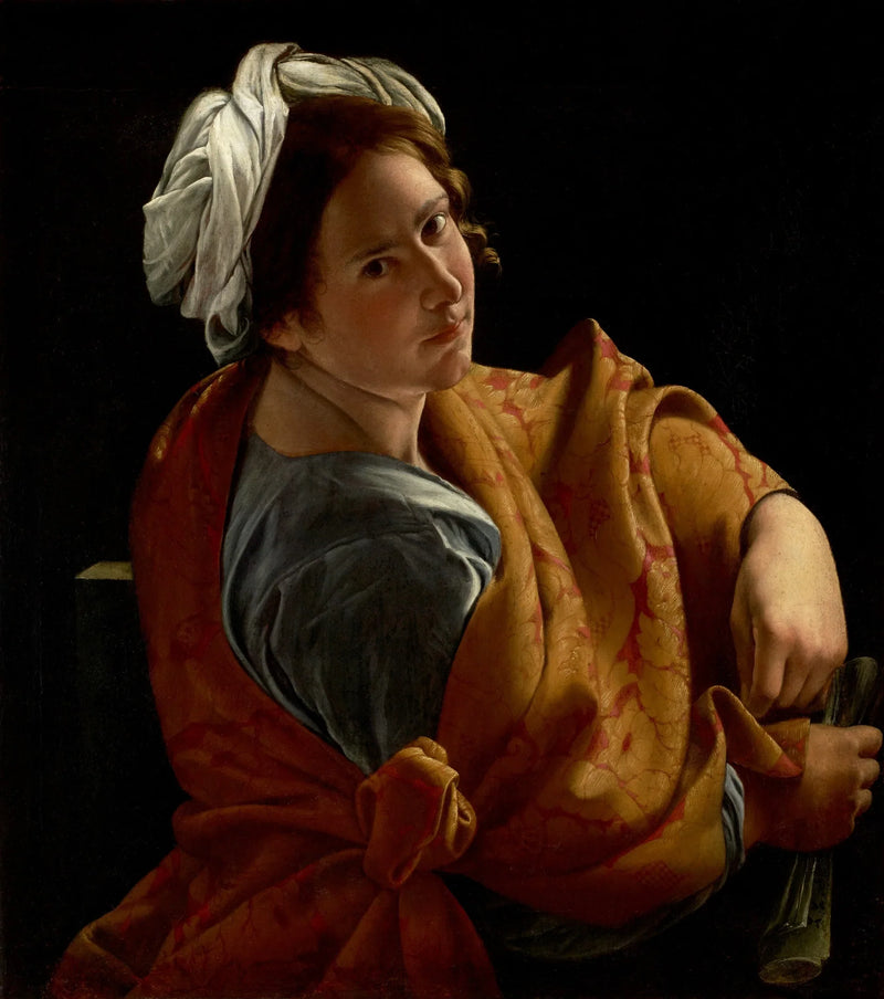 Portrait of a Young Woman as a Sibyl - Orazio Gentileschi