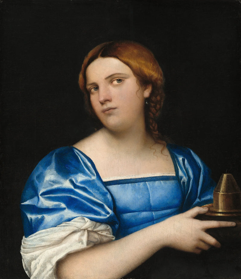 Portrait of a Young Woman as a Virgin Sage - Sebastiano del Piombo