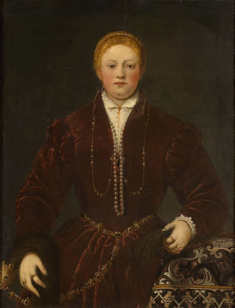 Portrait of a Young Woman - Jacopo Tintoretto
