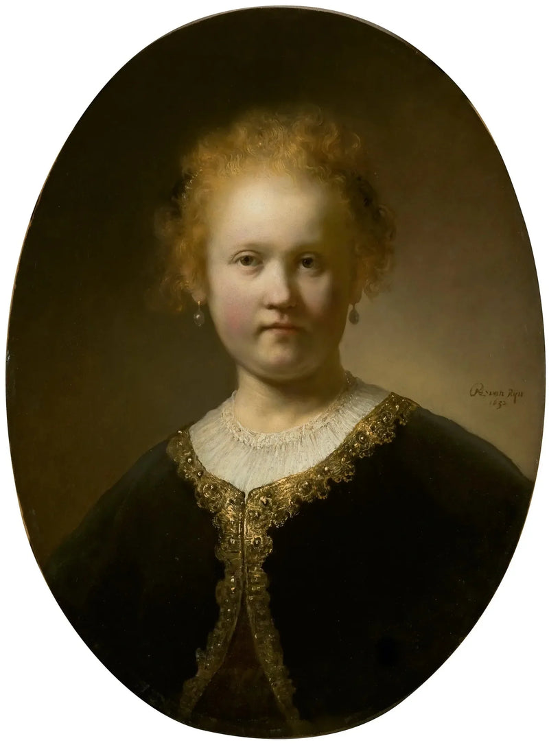 Portrait of a Young Woman - Rembrandt