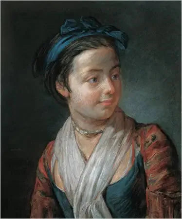 Portrait of a Young Girl - Jean Siméon Chardin