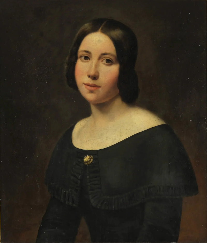 Portrait of a Young Girl - Ludwig Knaus