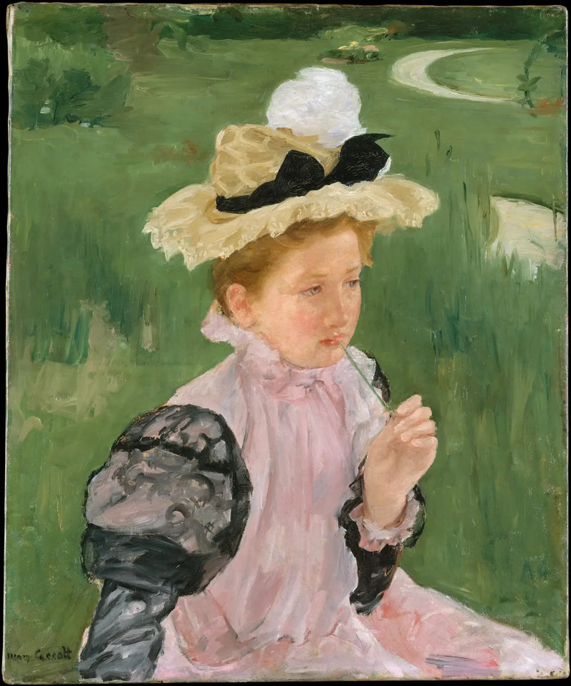 Portrait of a Young Girl - Mary Cassatt