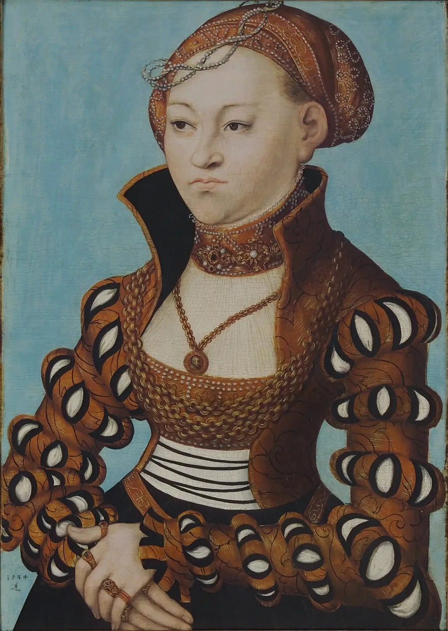Portrait of a Saxon Noble Lady - Lucas Cranach the Elder