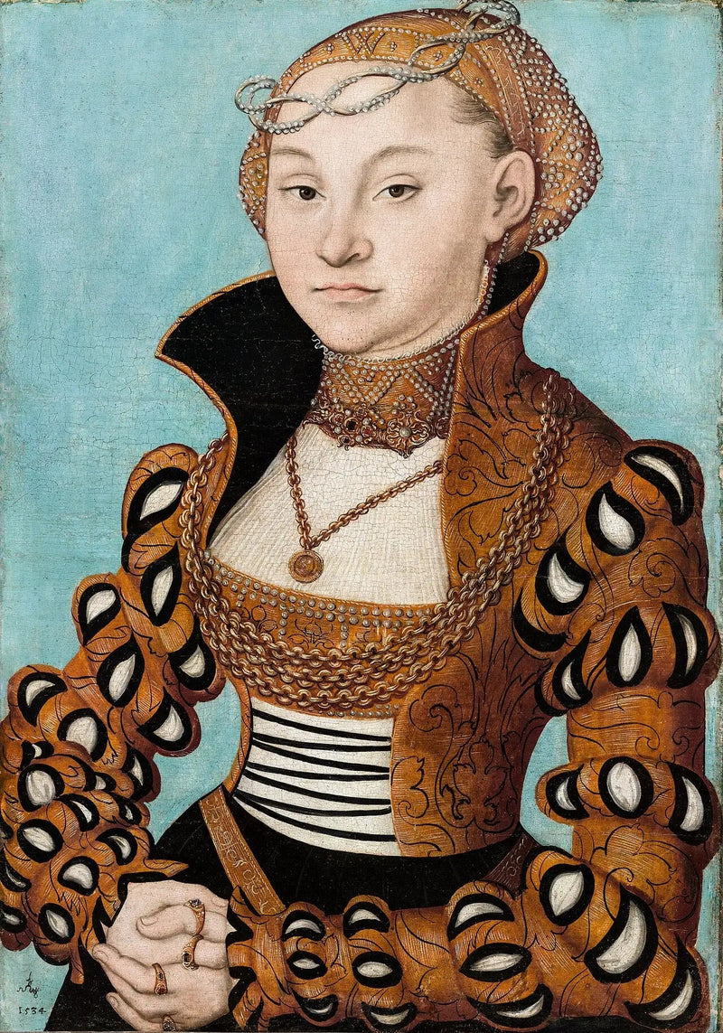 Portrait of a Saxon noble lady - Lucas Cranach the Elder