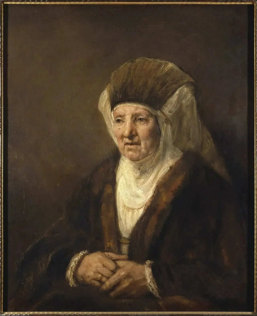 Portrait of an Old Woman - Rembrandt