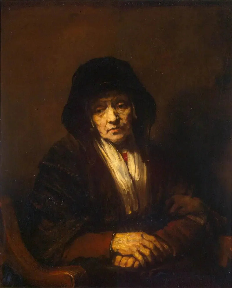 Portrait of an Old Woman - Rembrandt