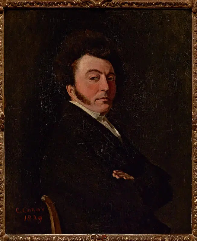 Portrait of Abel Osmond - Jean-Baptiste Camille Corot