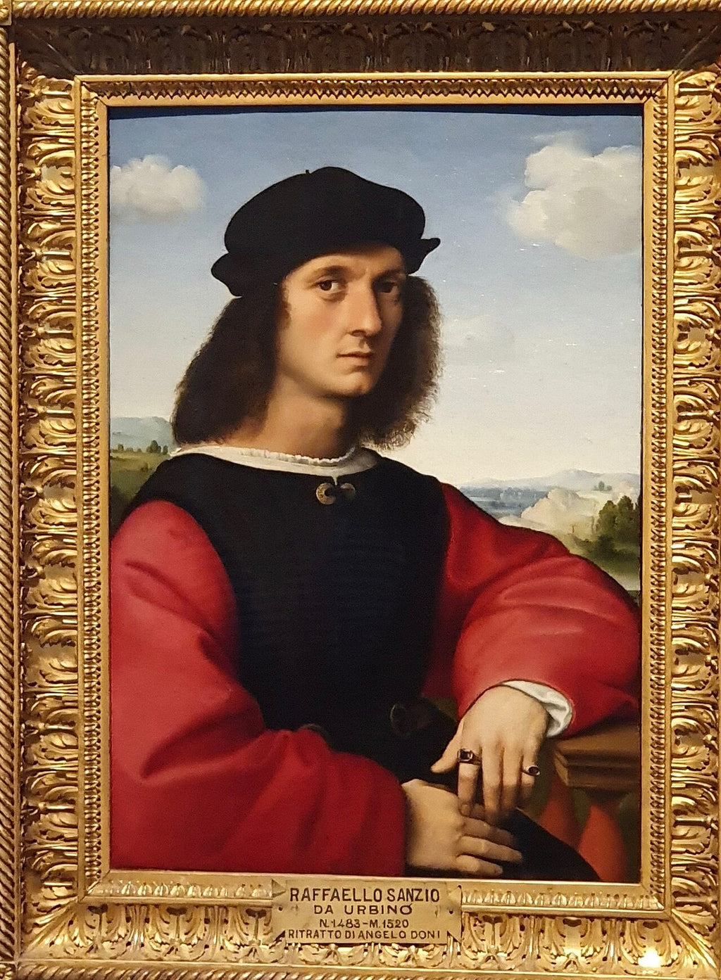Portrait of Agnolo Doni - Raphael Sanzio