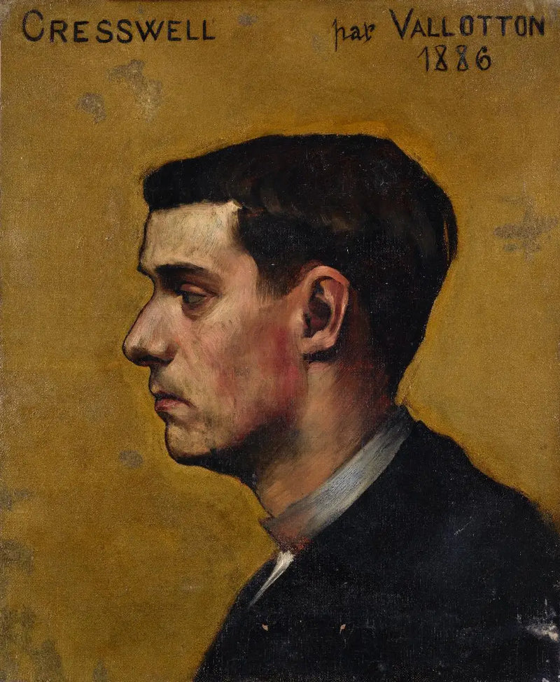 Portrait of Albert Cresswell - Félix Vallotton