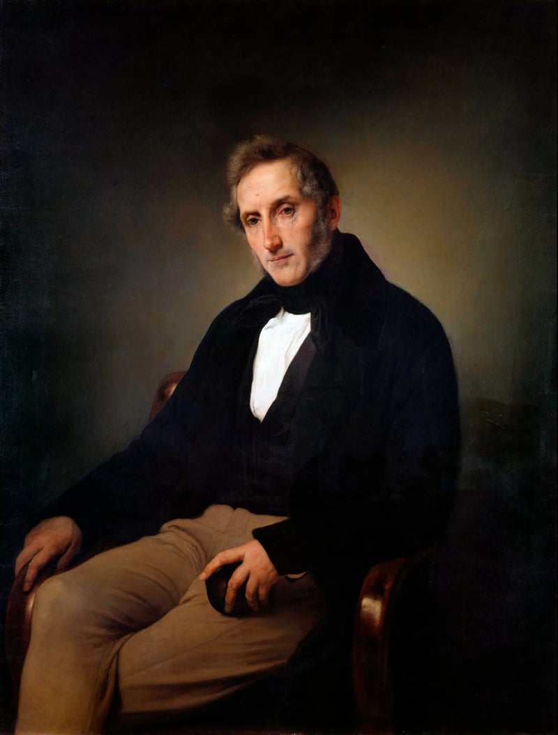 Portrait of Alessandro Manzoni - Francesco Hayez
