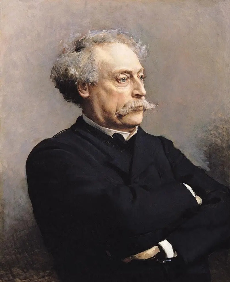 Portrait of Alexandre Dumas fils - Léon Bonnat