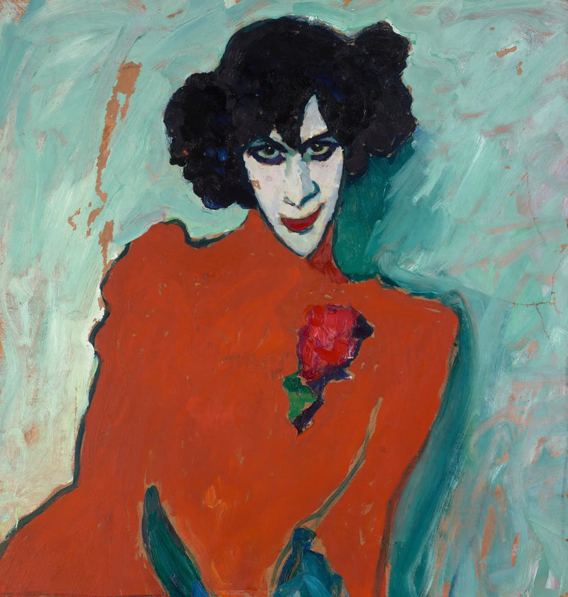 Portrait of Alexandre Sakharoff - Alexej von Jawlensky