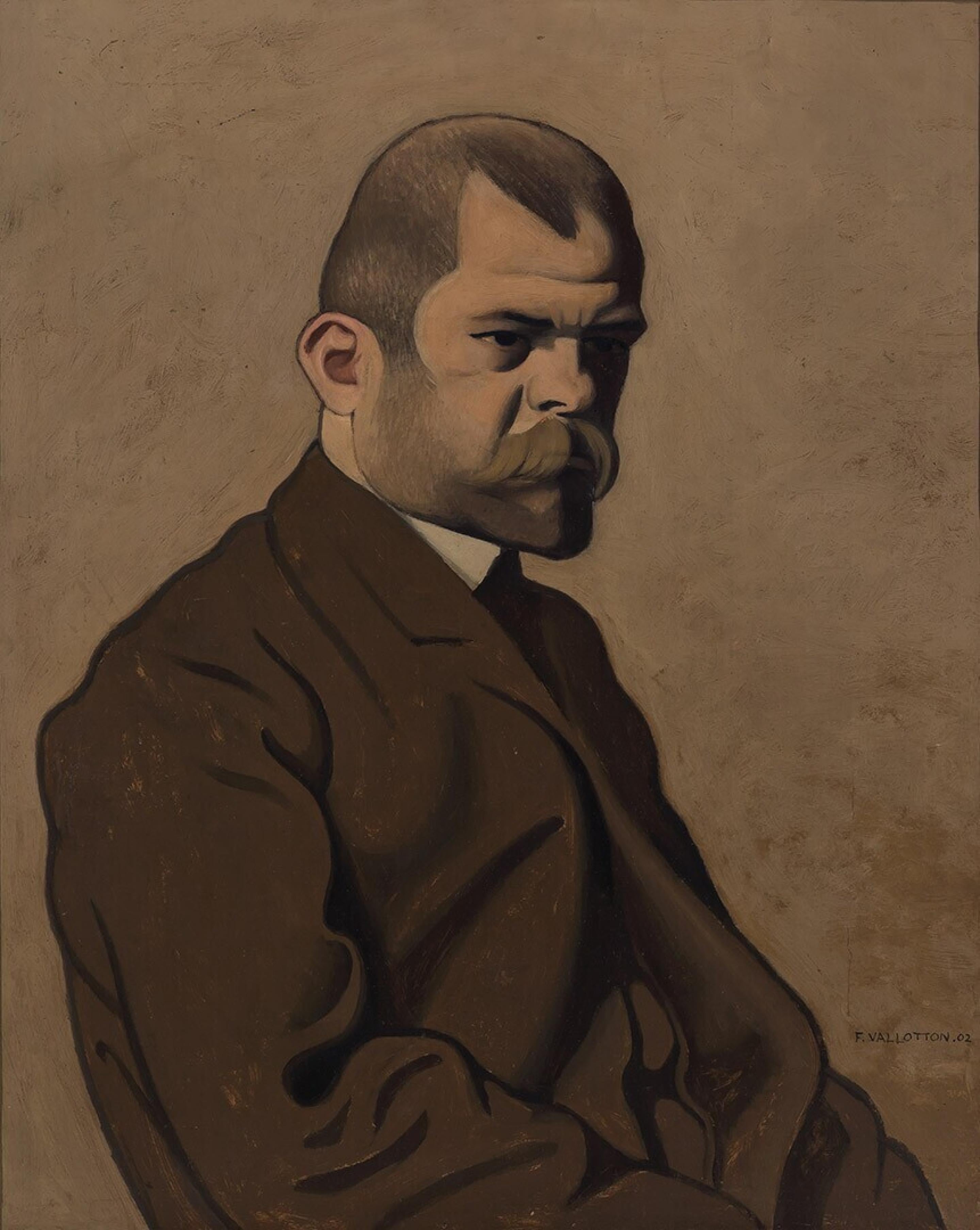 Portrait of Ambroise Vollard - Félix Vallotton