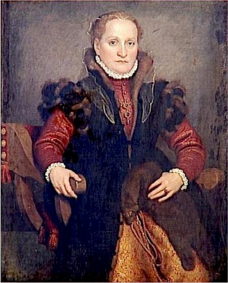 Portrait of Angelica Agliardi de Nicolinis - Giovanni Battista Moroni