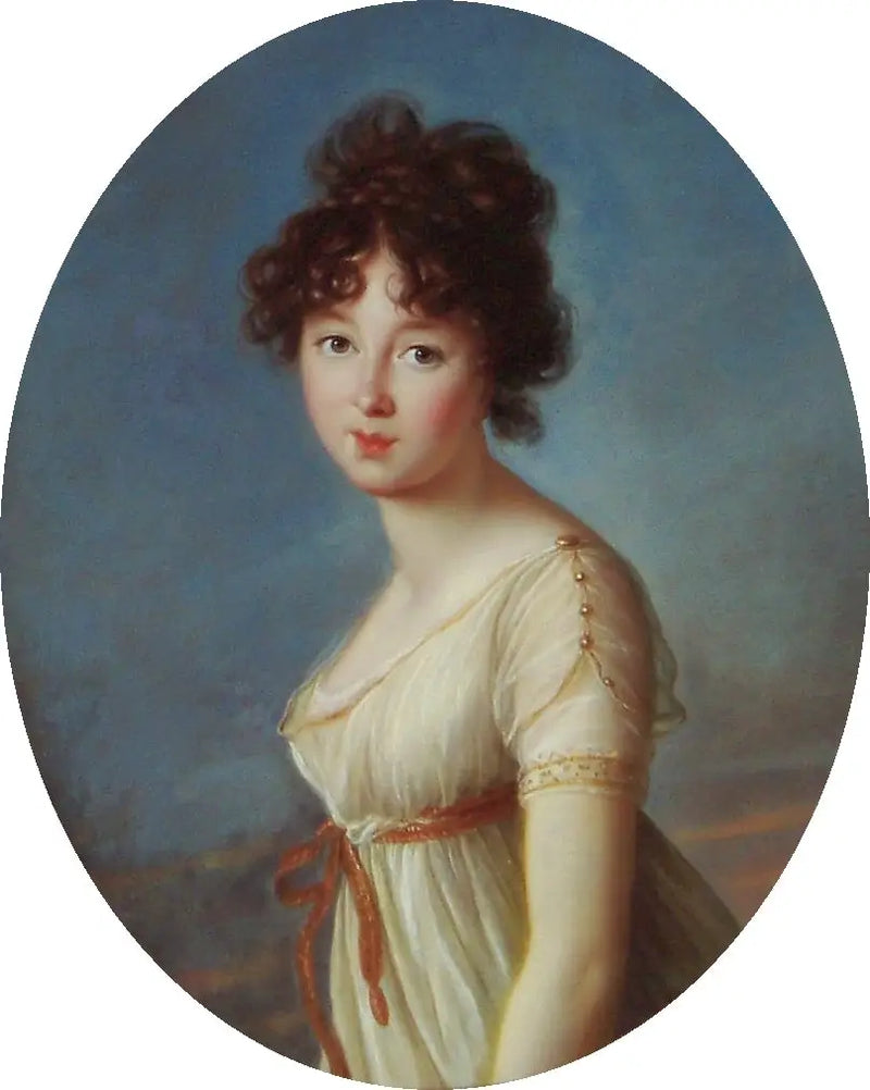Portrait of Aniela Czartoryska née Radziwiłł. - Élisabeth Vigée Le Brun