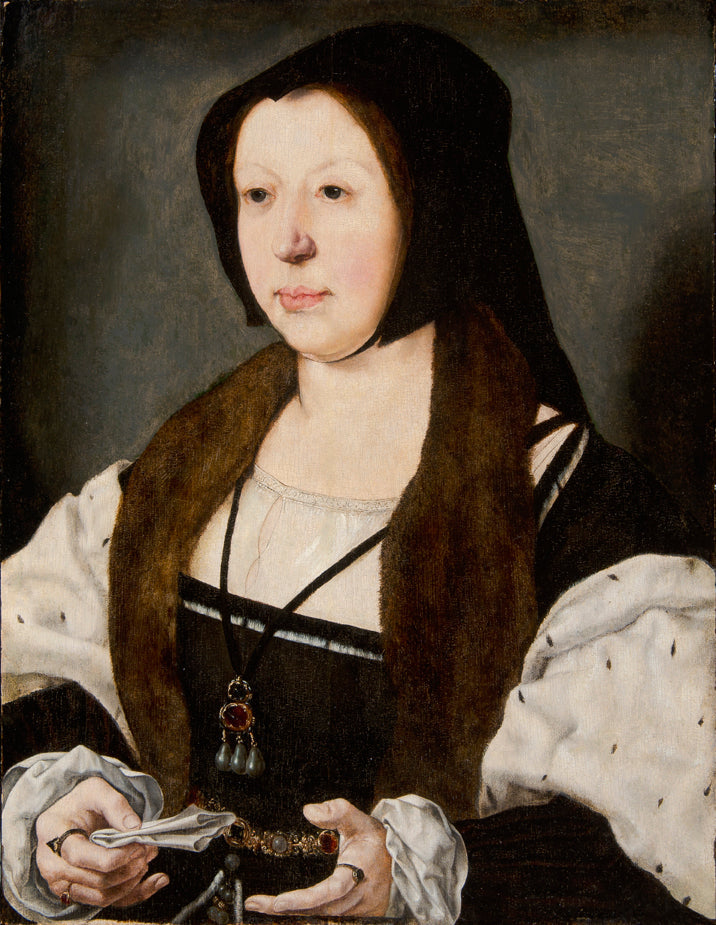 Portrait of Anna de Bergh, Marquise of Veere - Jan Gossaert