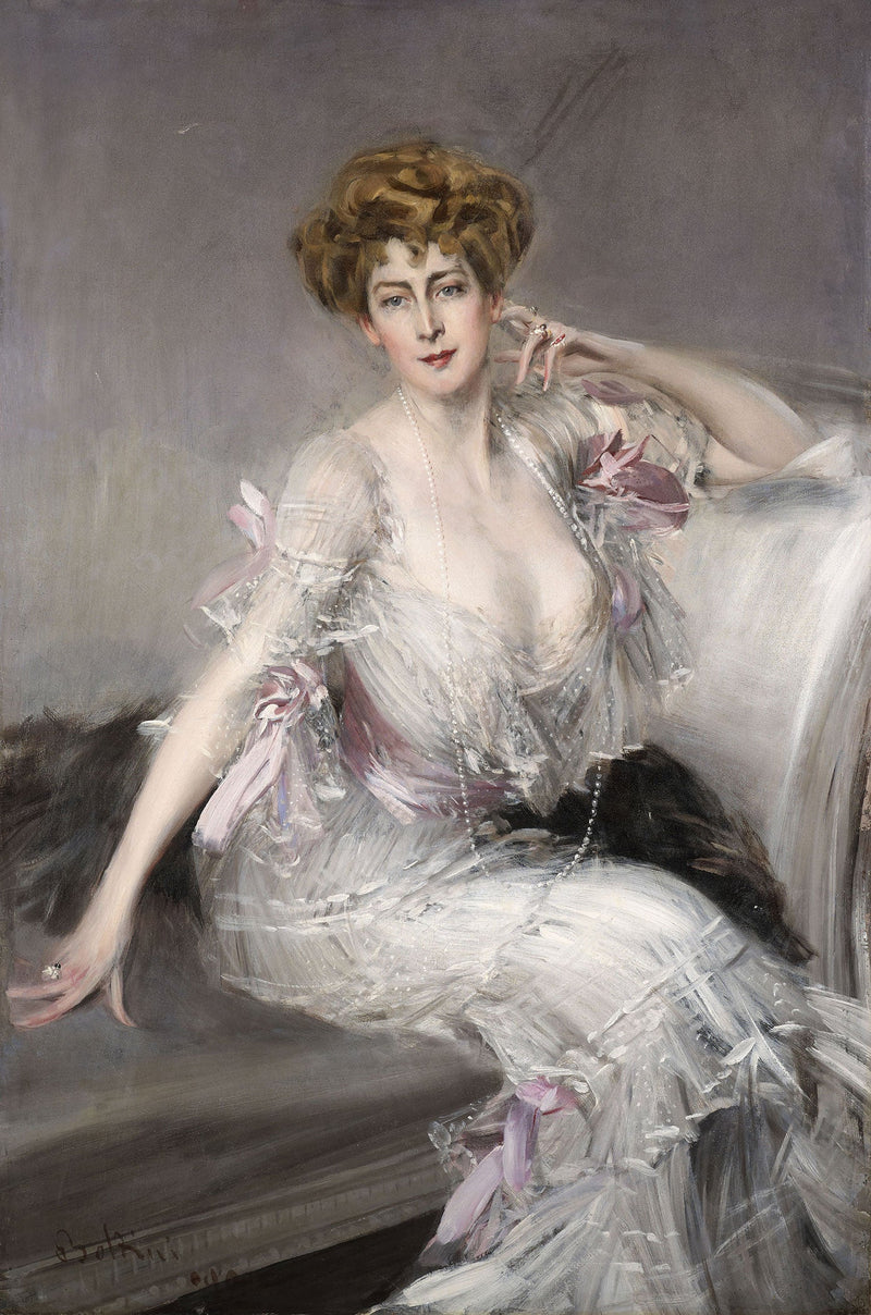 Portrait of Anna Elisabeth Hansen - Giovanni Boldini