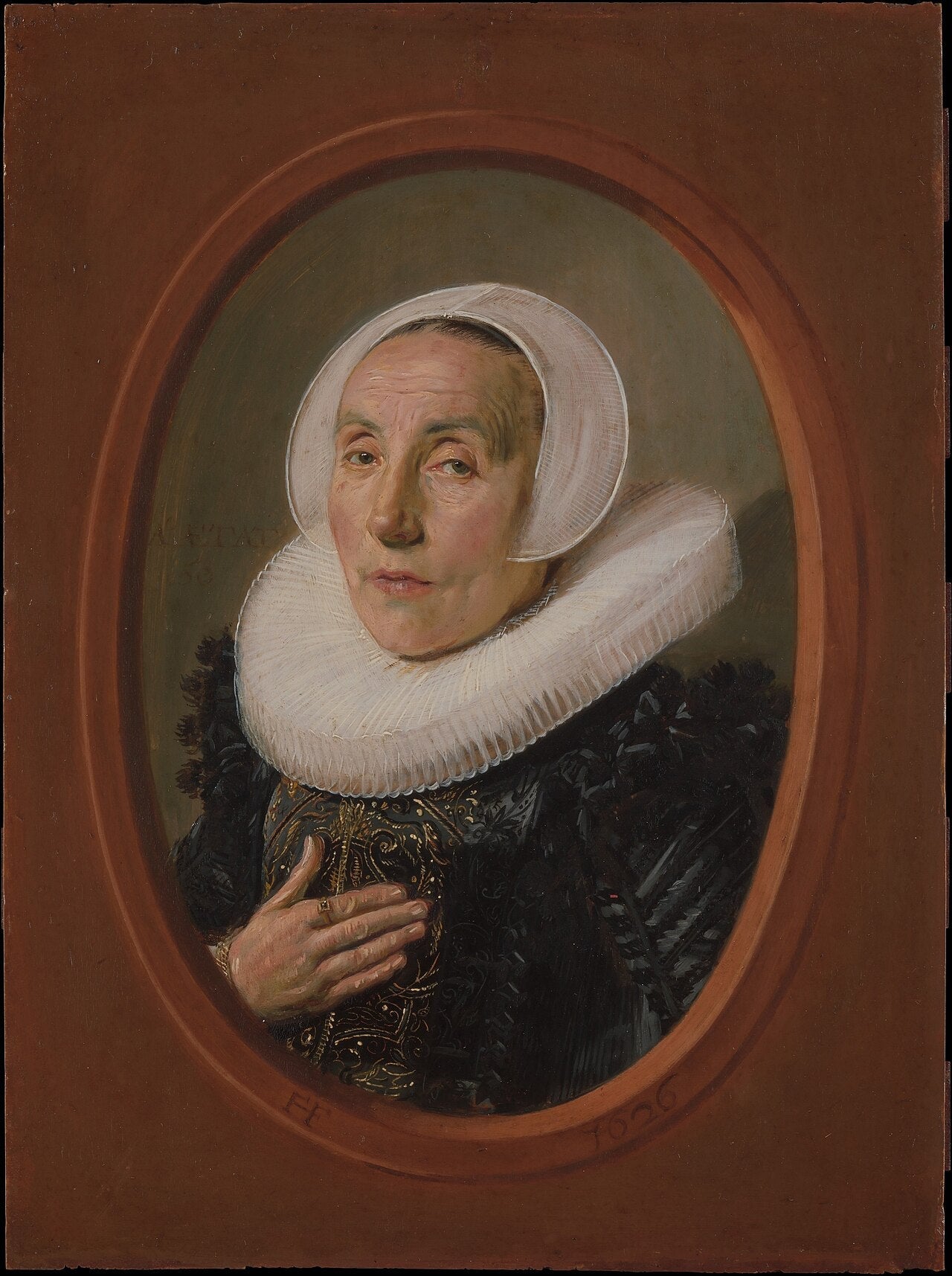 Portrait d’Anna van der Aar (1576/77 vers 1626) - Frans Hals - Alpha Reproduction