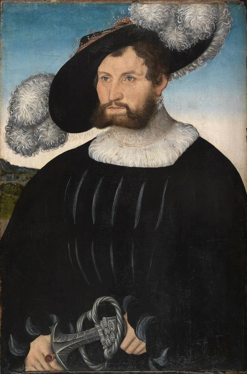 Portrait of A. de Rechenberg - Lucas Cranach the Elder